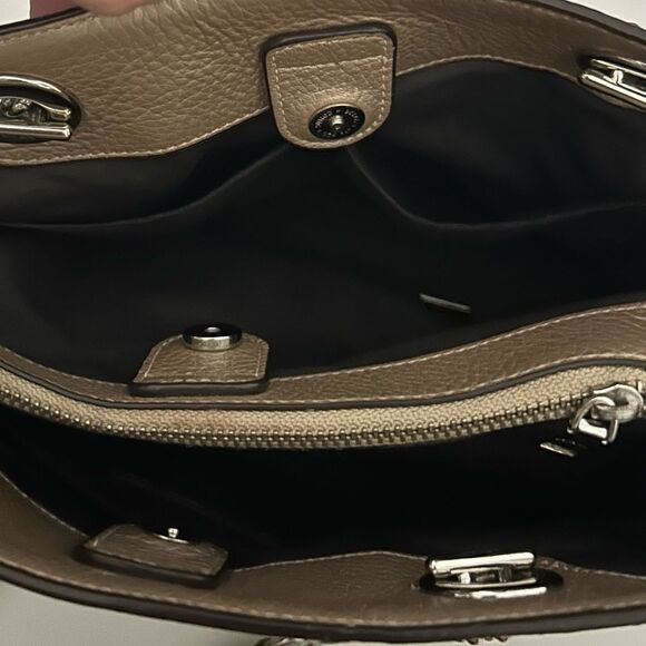 Coach Gold Metallic Brooke Chain Carryall Shoulder Bag Style No. F39019 - Picture 14 of 16